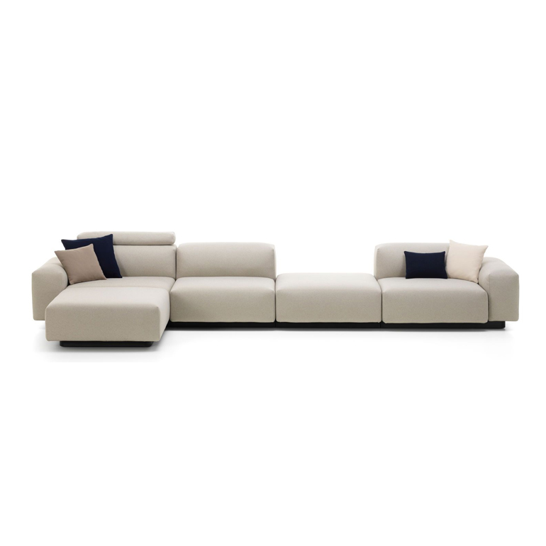 Soft Modular Sofa four-seater, platform, Chaise Longue