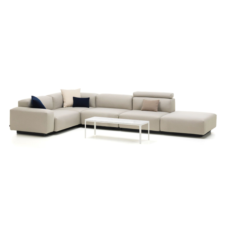 Soft Modular Sofa Four-seater，corner element，platform