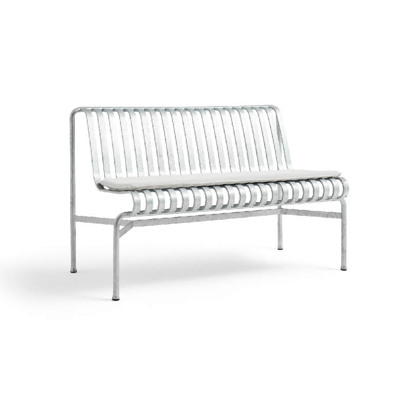 PALISSADE DINING BENCH WITHOUT ARMREST HOT GALVANISED